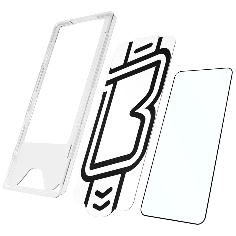 Gehärtetes Glas mit Applikationsrahme für Oppo Find X9 Ultra, Bizon Glass Aplikator Edge, 2 Sets