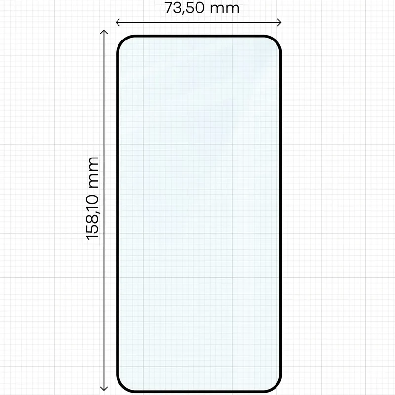 Gehärtetes Glas mit Applikationsrahme für Galaxy S24 FE / A57 5G, Bizon Glass Aplikator Edge, 1 Set