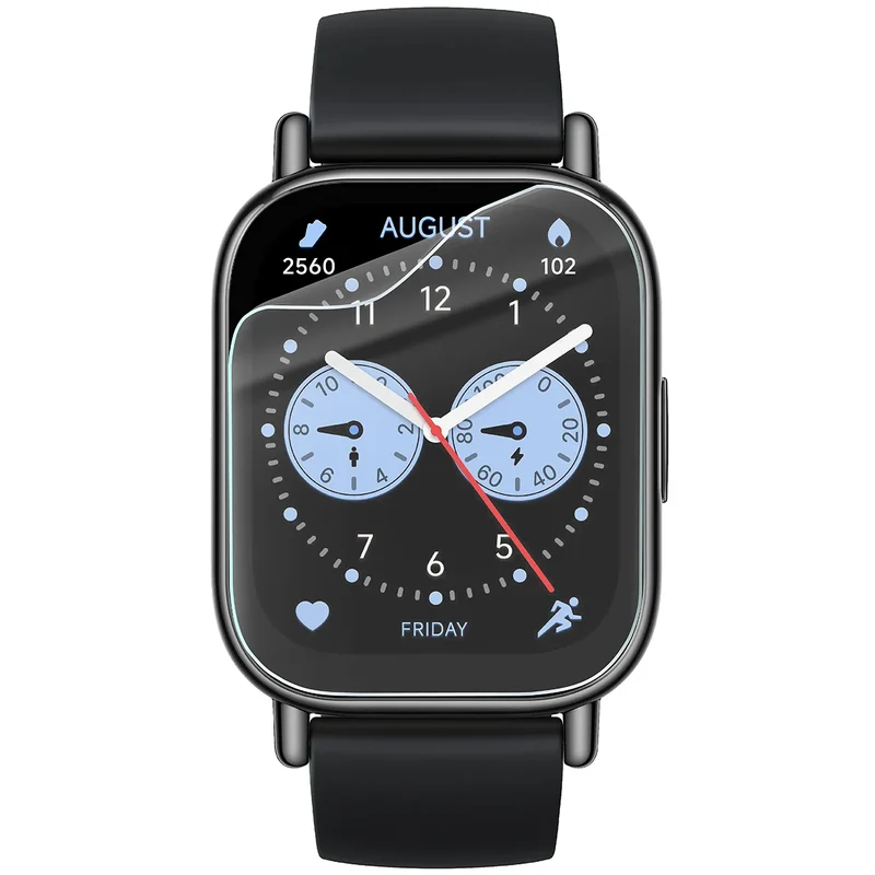 Schutzfolie für den Bildschirm für Xiaomi Redmi Watch 5 Lite, Bizon Watch HydroFlex, 3 Stück