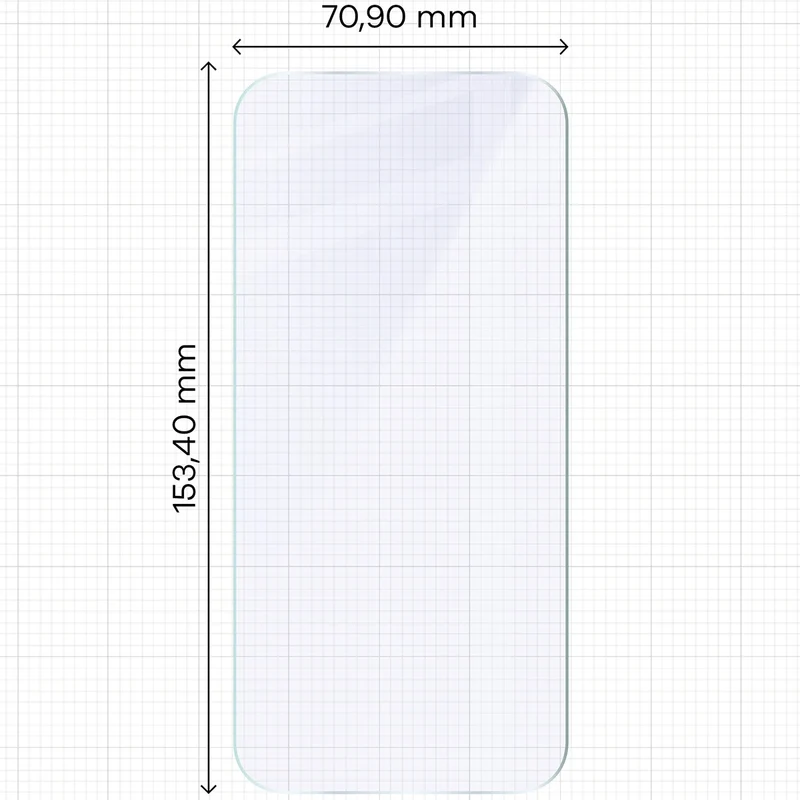Flexibles Hybridglas für Xiaomi POCO X8 Pro, Bizon Hybrid Mule Duo, 2 Stück
