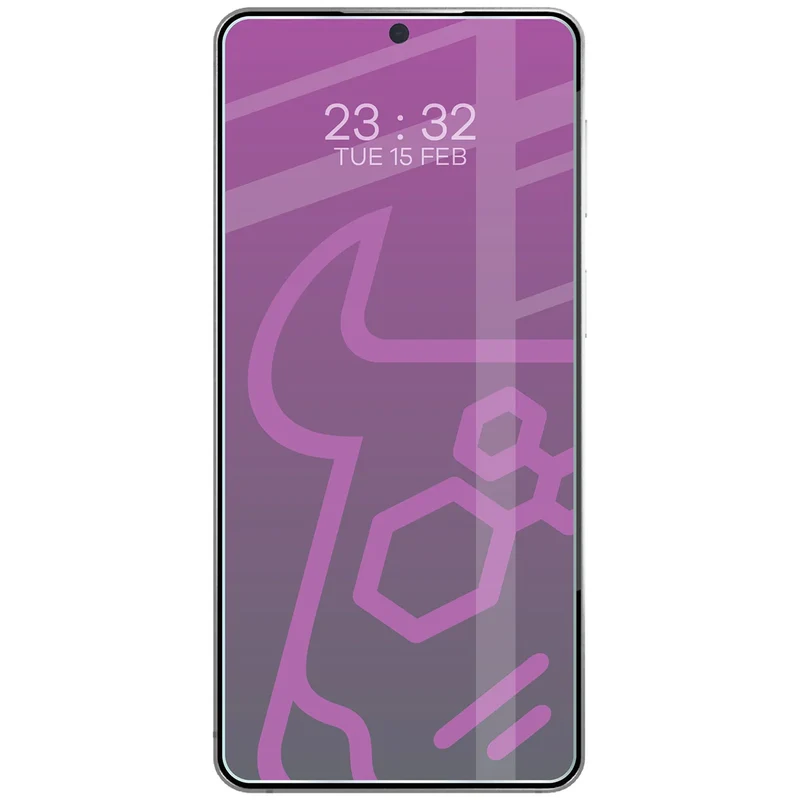 Flexibles Hybridglas für Galaxy S26 Ultra, Bizon Hybrid Mule Duo, 2 Stück