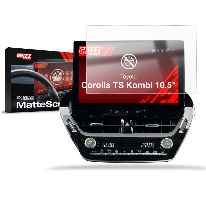 Matte Autodisplayfolie für Toyota Corolla TS Kombi 10,5" (2024-2026), Grizz Protector