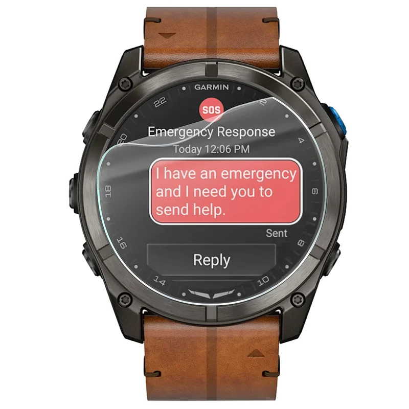 Schutzfolie für den Bildschirm für Garmin D2 Mach 2 Pro, Bizon Watch HydroFlex, 3 Stück
