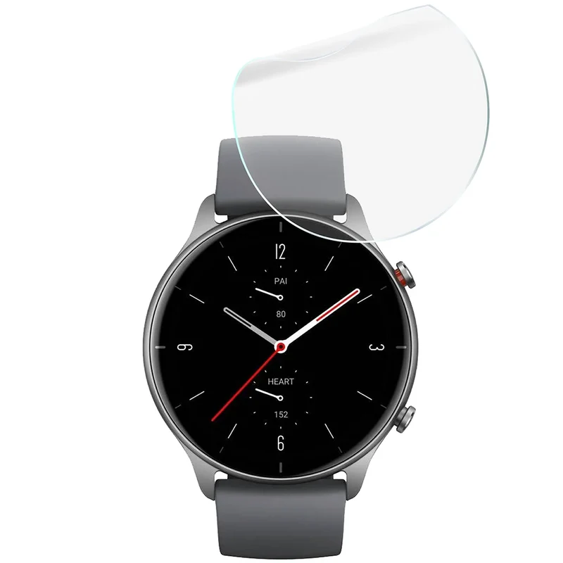 Schutzfolie für den Bildschirm für Amazfit GTR 2E, Bizon Watch HydroFlex, 3 Stück