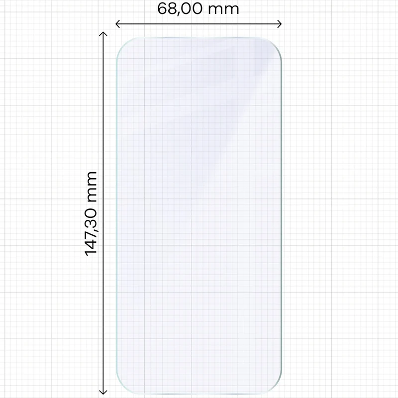 Flexibles Hybridglas für Xiaomi 17, Bizon Hybrid Mule