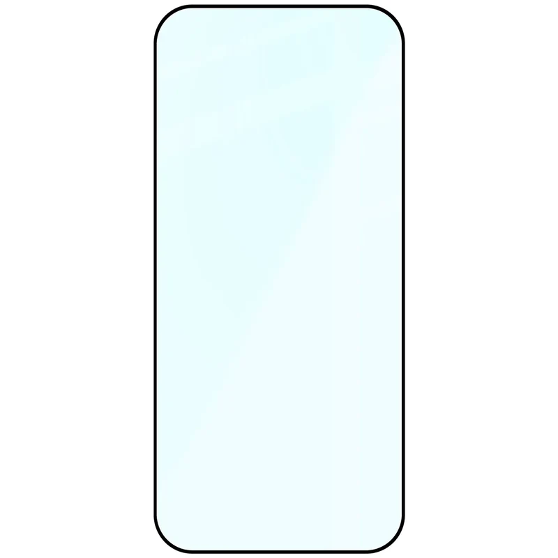 Gehärtetes Glas für Xiaomi POCO X8 Pro, Bizon Glass Edge, Schwarzer Rahmen