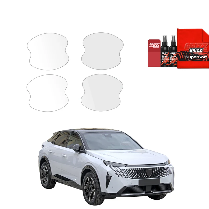 4in1 Schutzfolie Grizz Protector für Türgriffmulden - Peugeot 3008 (2024-2026)