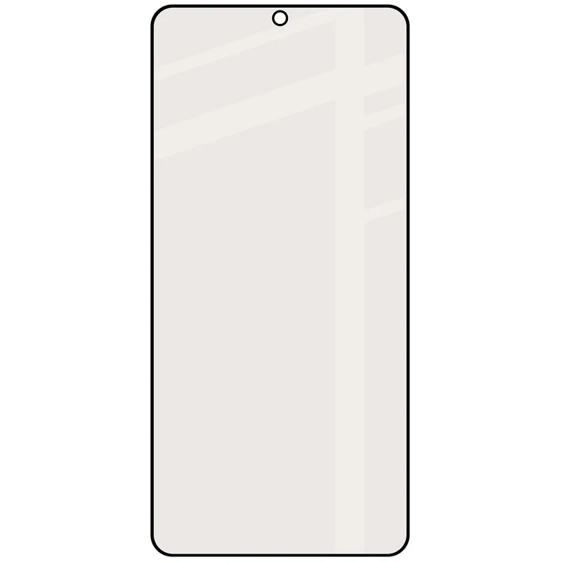Mattes Hartglas für Galaxy S26, Bizon Glass Matte, Schwarzer Rahmen