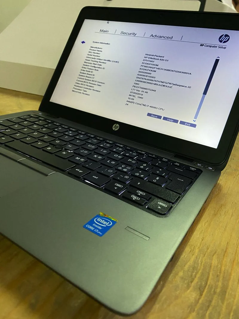 Notebook HP EliteBook 820 G1 Core i7-4600U 8Gb 256Gb SSD 12.5" HD LED TASTIERA ITALIANA MODULO SIM