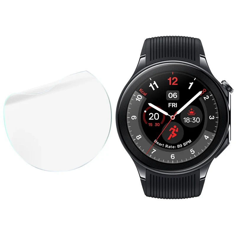 Schutzfolie für den Bildschirm für OnePlus Watch 2, Bizon Watch HydroFlex, 3 Stück