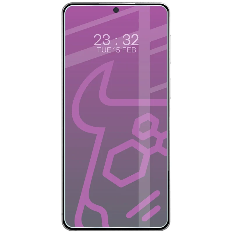 Flexibles Hybridglas für Galaxy S26, Bizon Hybrid Mule Duo, 2 Stück