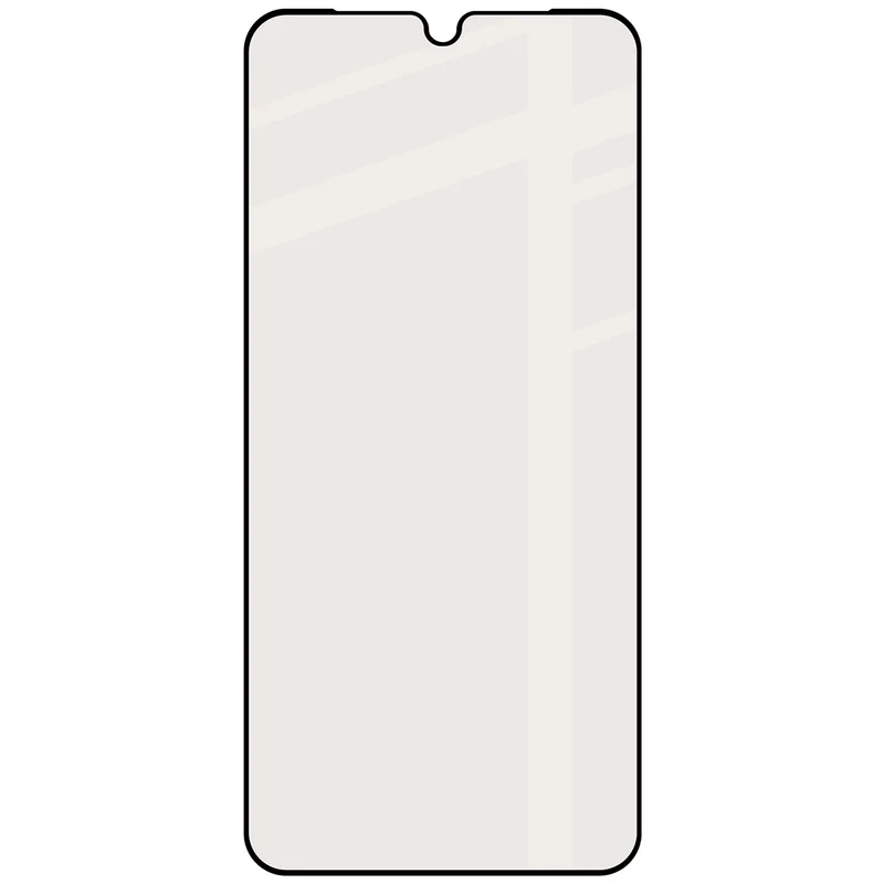 Mattes Hartglas für Galaxy A17 5G, Bizon Glass Matte, Schwarzer Rahmen