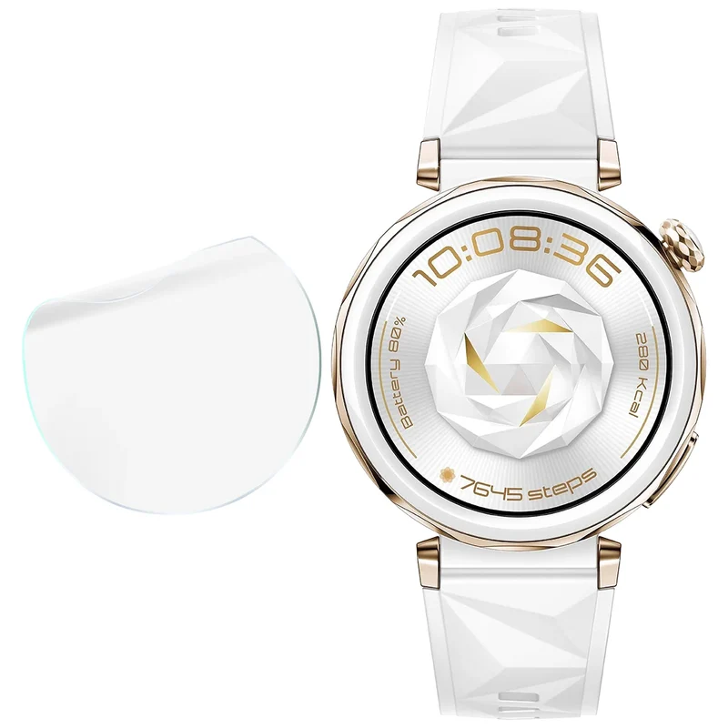Schutzfolie für den Bildschirm für Huawei Watch GT 5 Pro 42 mm, Bizon Watch HydroFlex, 3 Stück