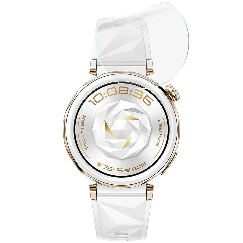 Schutzfolie für den Bildschirm für Huawei Watch GT 5 Pro 42 mm, Bizon Watch HydroFlex, 3 Stück