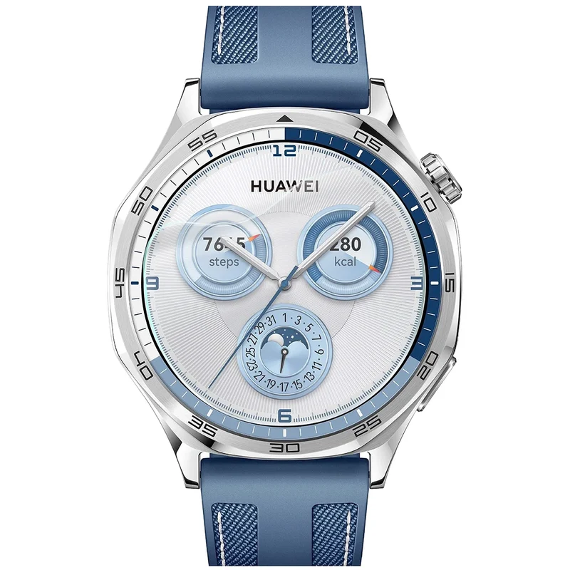 Schutzfolie für den Bildschirm für Huawei Watch GT 5 46 mm, Bizon Watch HydroFlex, 3 Stück