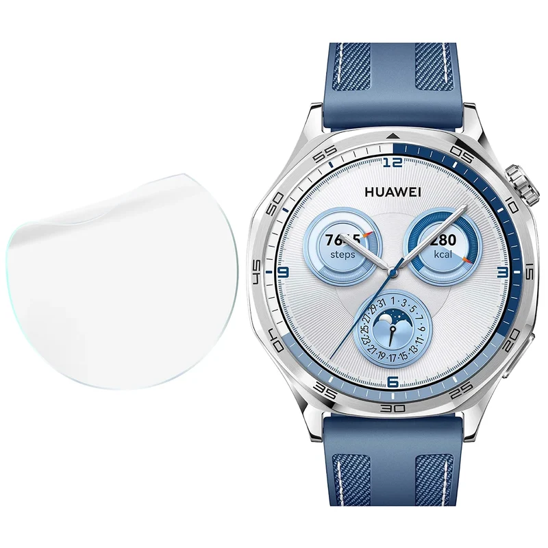 Schutzfolie für den Bildschirm für Huawei Watch GT 5 46 mm, Bizon Watch HydroFlex, 3 Stück