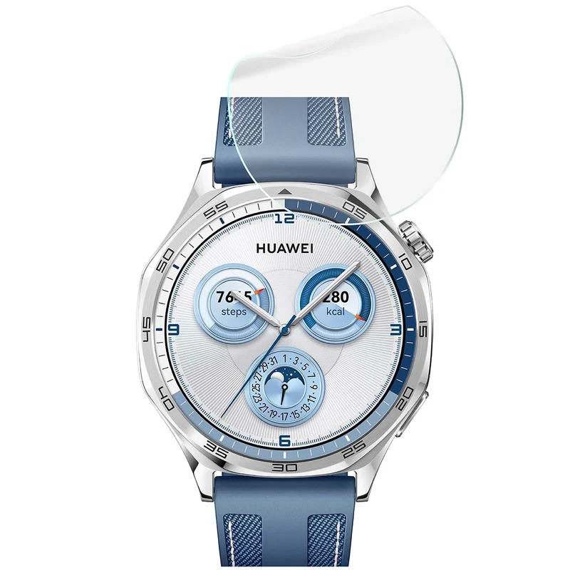 Schutzfolie für den Bildschirm für Huawei Watch GT 5 46 mm, Bizon Watch HydroFlex, 3 Stück