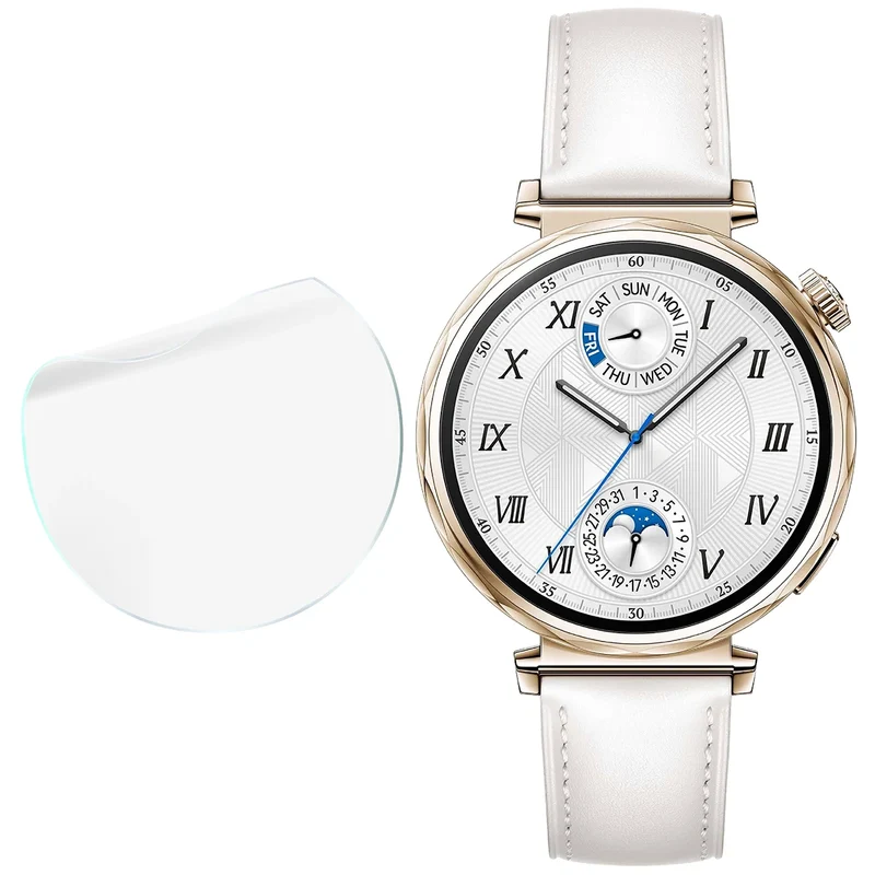 Schutzfolie für den Bildschirm für Huawei Watch GT 5 41 mm, Bizon Watch HydroFlex, 3 Stück