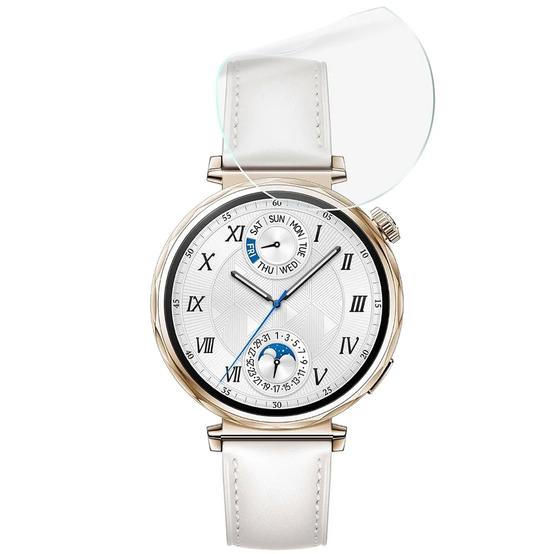 Schutzfolie für den Bildschirm für Huawei Watch GT 5 41 mm, Bizon Watch HydroFlex, 3 Stück