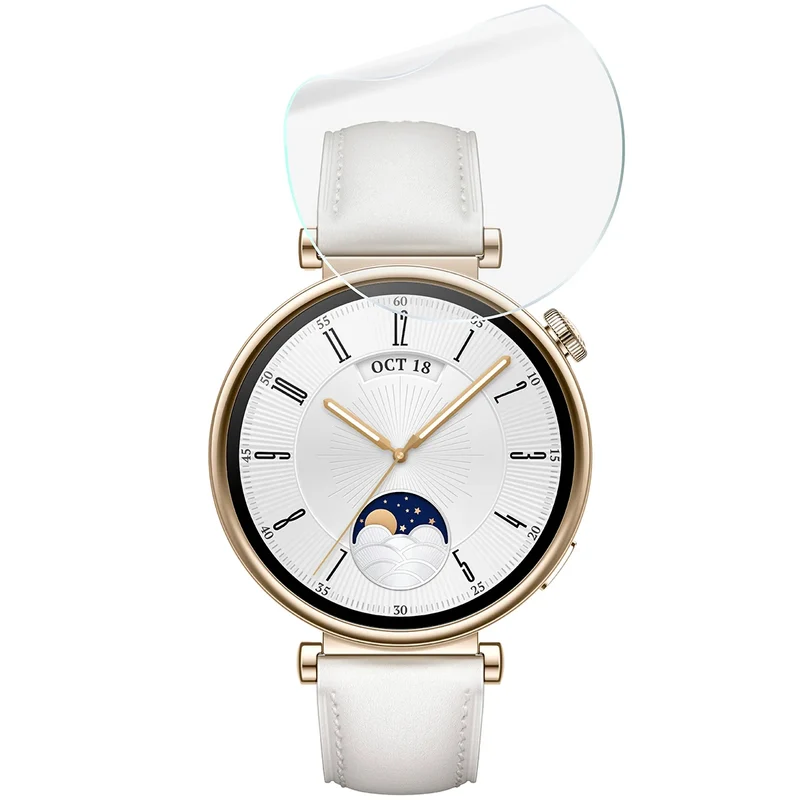 Schutzfolie für den Bildschirm für Huawei Watch GT 4 41 mm, Bizon Watch HydroFlex, 3 Stück
