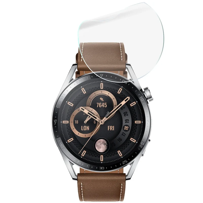 Schutzfolie für den Bildschirm für Huawei Watch GT 3 46 mm, Bizon Watch HydroFlex, 3 Stück