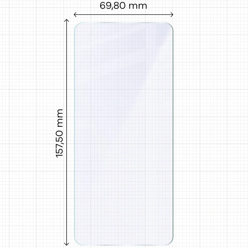 Flexibles Hybridglas für Huawei nova 14 Pro, Bizon Hybrid Mule Duo, 2 Stück