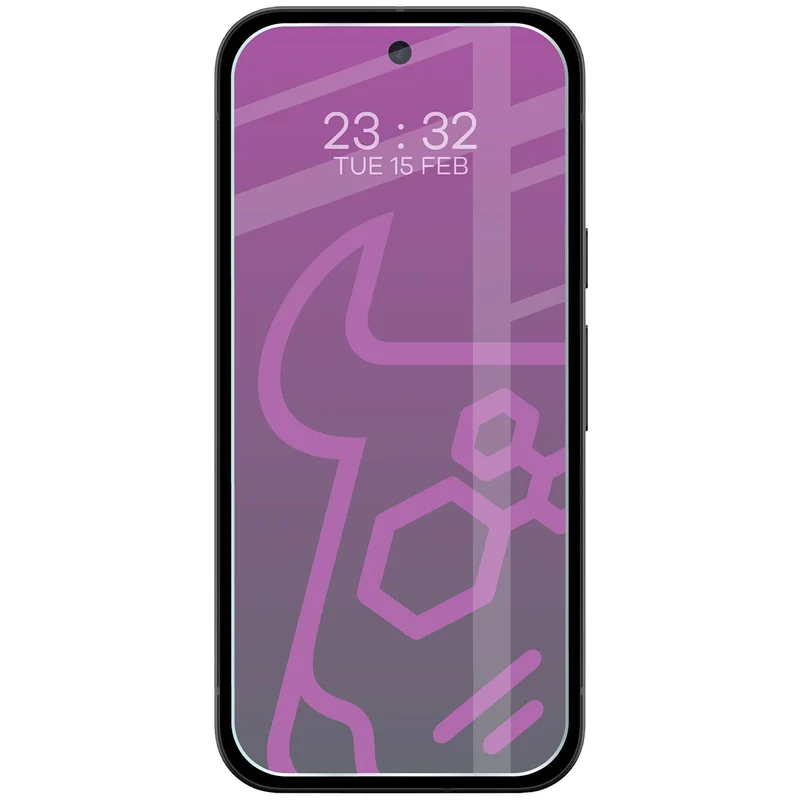 Flexibles Hybridglas für Google Pixel 10a, Bizon Hybrid Mule Duo, 2 Stück