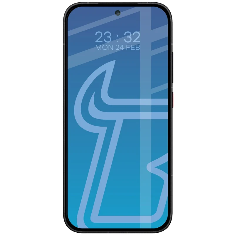 Gehärtetes Glas für Xiaomi POCO X8 Pro, Bizon Glass Edge Duo, Schwarzer Rahmen, 2 Stück
