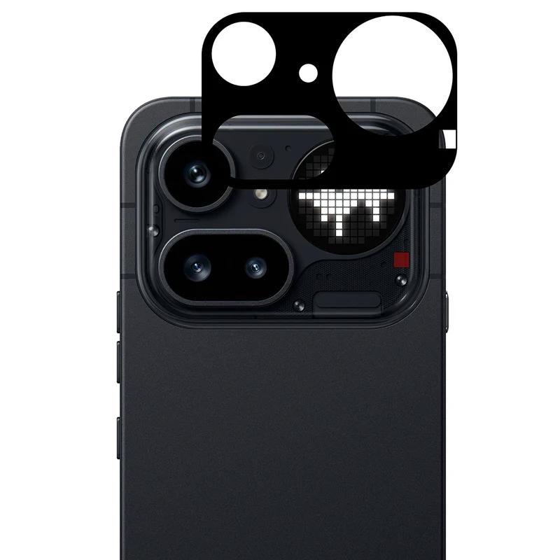 Gehärtetes Glas - 3 Stück + Kameraschutz für Nothing Phone (4a) Pro, Bizon Glass Clear Pack