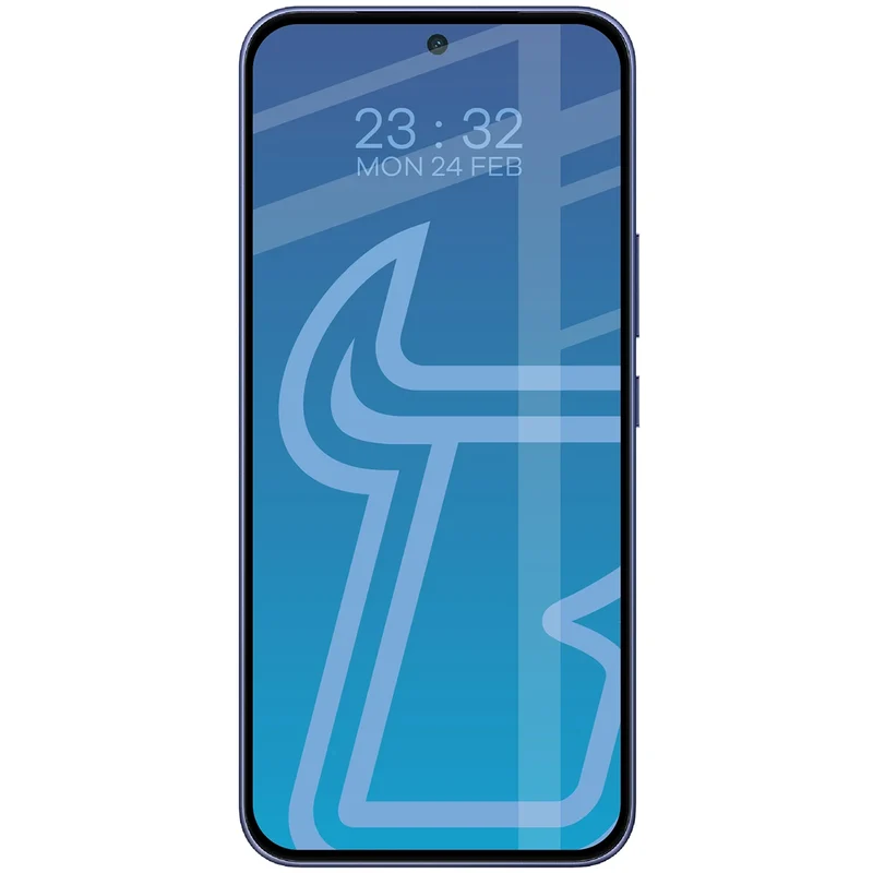 Gehärtetes Glas für Vivo V70 FE 5G, Bizon Glass Edge Duo, Schwarzer Rahmen, 2 Stück