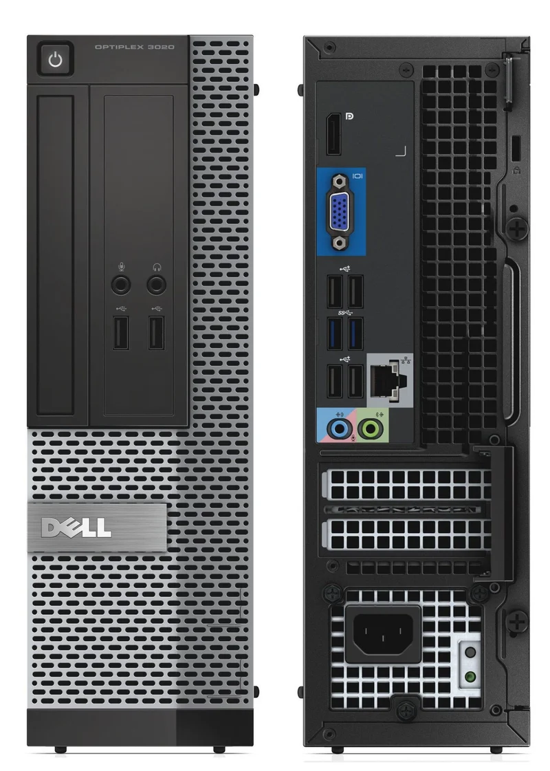 PC Dell OptiPlex 3020 SFF Core i3 – 4130 3.4 GHz 8 GB disco 128 GB SSD + 500 gb sata Wi-Fi (Ricondizionato) )