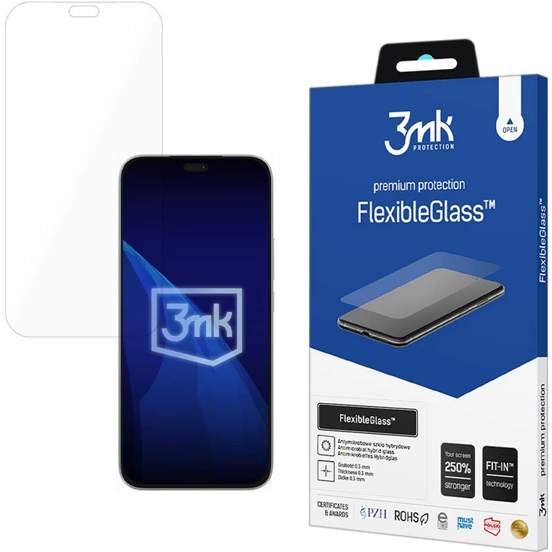 Hybridglas für Honor 600 Lite 5G, 3mk FlexibleGlass
