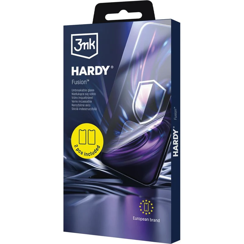 Hybridglas für Galaxy S24 Ultra, 3mk Hardy Fusion, 2 Stück