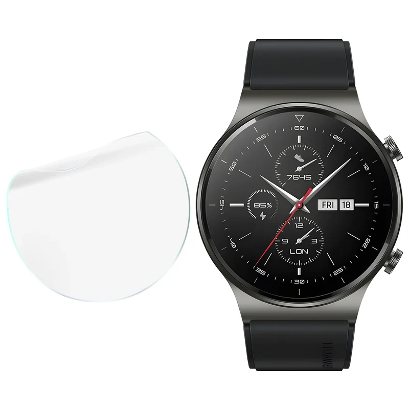 Schutzfolie für den Bildschirm für Huawei Watch GT 2 Pro, Bizon Watch HydroFlex, 3 Stück