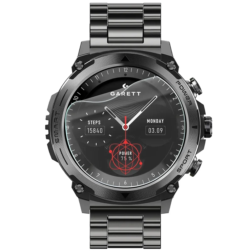 Schutzfolie für den Bildschirm für Garett Atom, Bizon Watch HydroFlex, 3 Stück