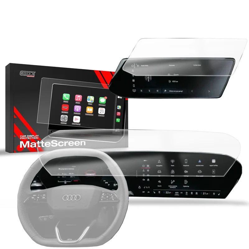 Matte Autodisplayfolie 2in1 für Audi A6 C9 14,5" (2025-2026), Grizz Protector