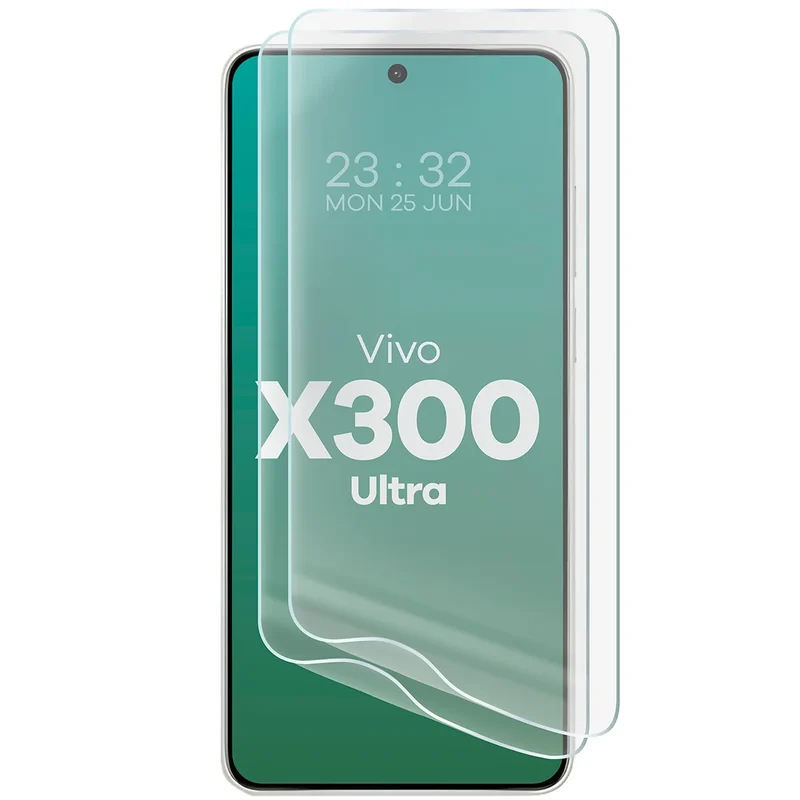 Hydrogel Folie für den Bildschirm für Vivo X300 Ultra, Bizon Film Hydrogel Front Duo, 2 Stück