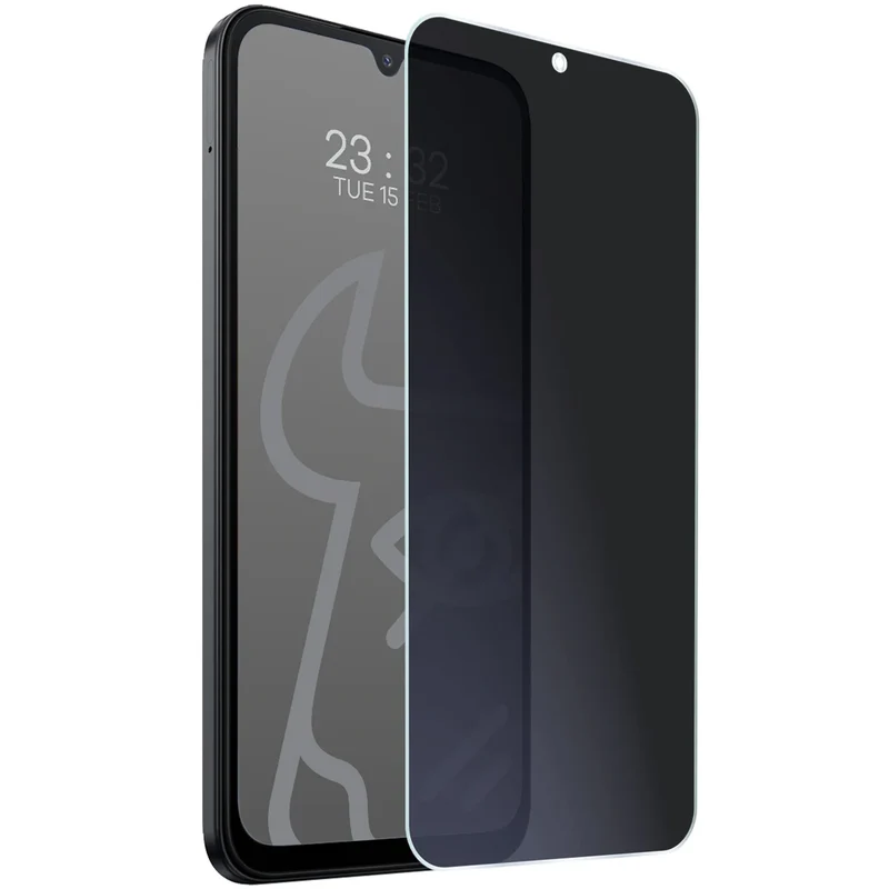 Hybridglas mit Privatschutzfilter für Xiaomi Redmi A7 Pro 4G, Bizon Hybrid Shadow, Matt