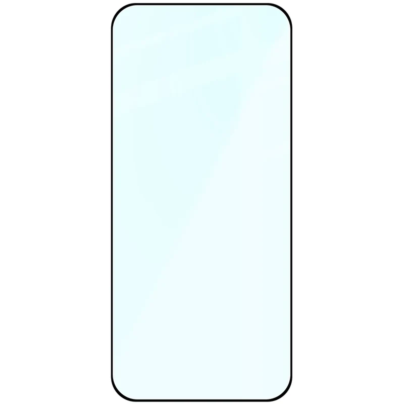 Gehärtetes Glas für Vivo V70 5G, Bizon Glass Edge, Schwarzer Rahmen