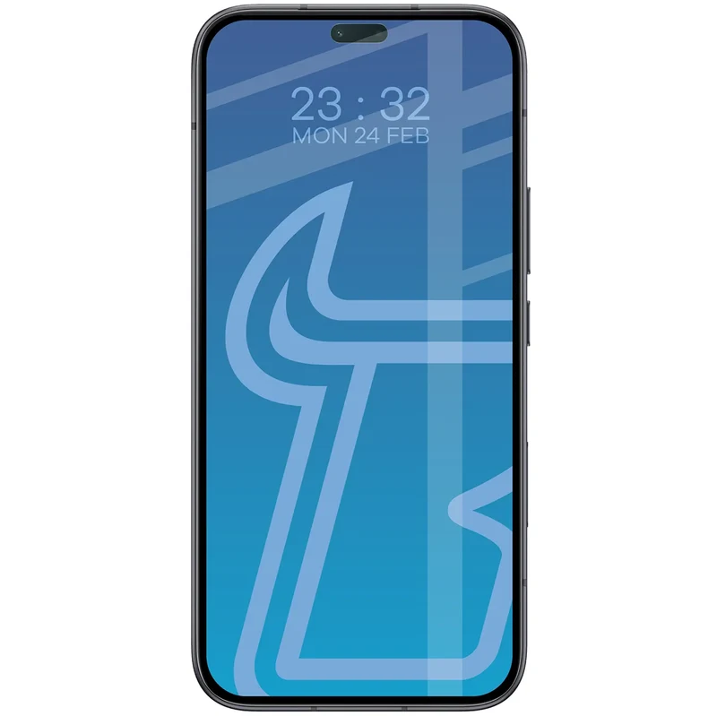 Gehärtetes Glas für Honor 600 Lite 5G, Bizon Glass Edge, Schwarzer Rahmen