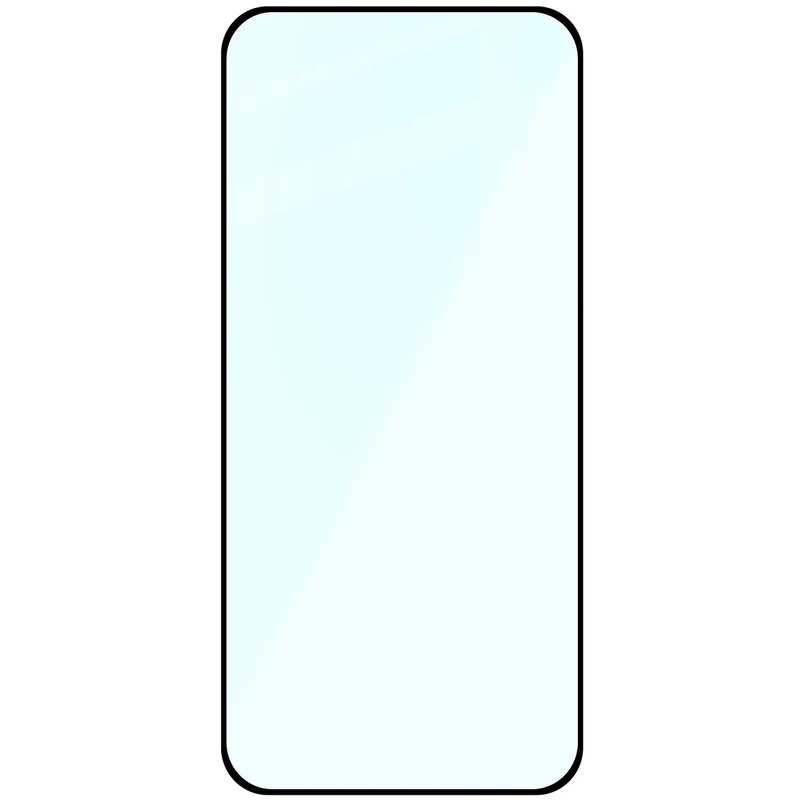 Gehärtetes Glas für Honor 600 Lite 5G, Bizon Glass Edge, Schwarzer Rahmen