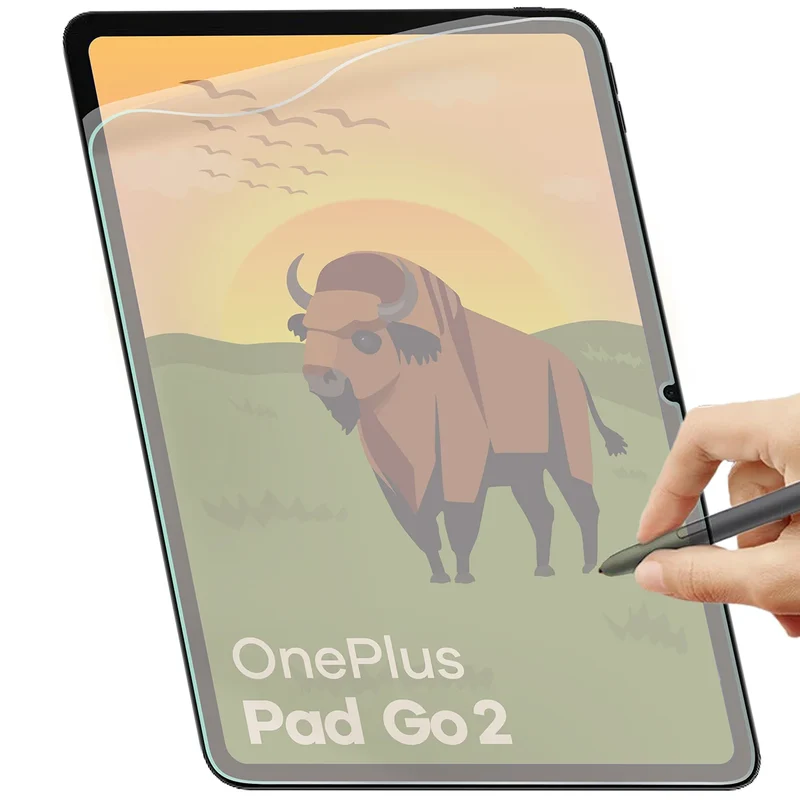 Matte Folie für OnePlus Pad Go 2, Bizon Tab Film Matte, 1 Stück