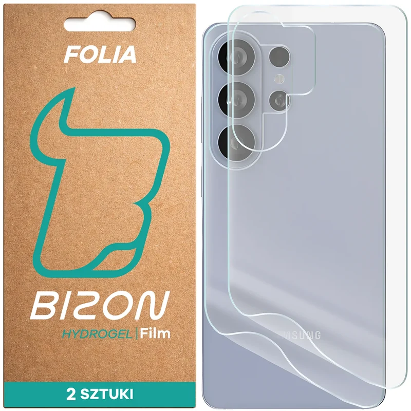 Hydrogel Folie für die Rückseite für Galaxy S26 Ultra, Bizon Film Hydrogel Back Duo, 2 Stück