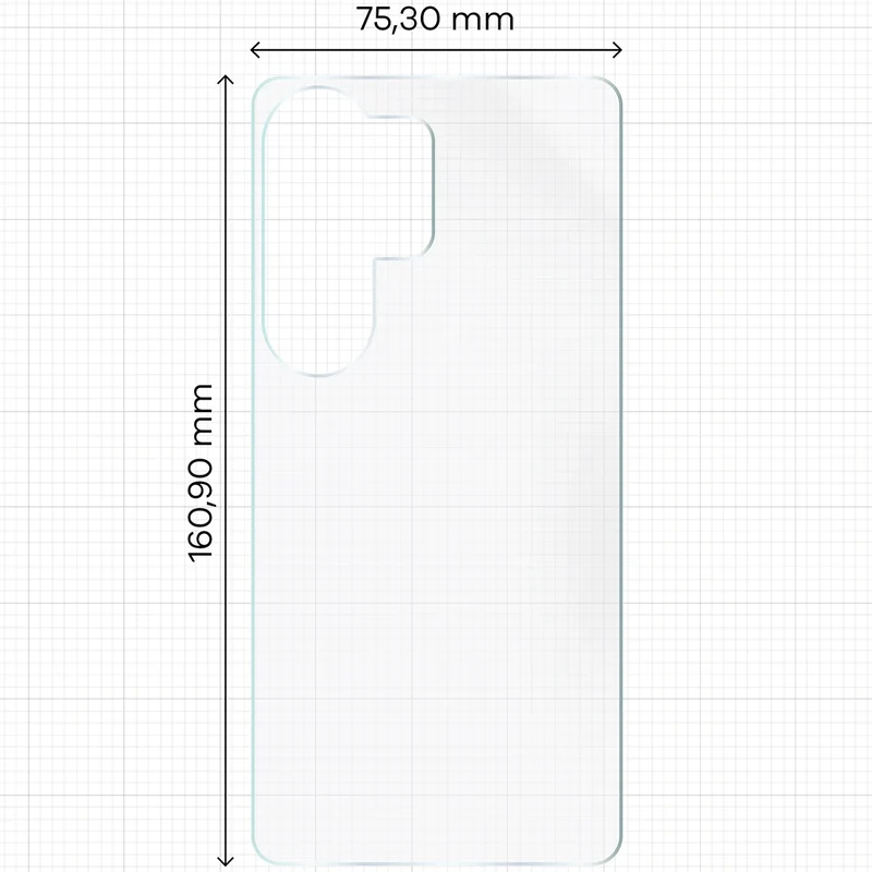 Hydrogel Folie für die Rückseite für Galaxy S26 Ultra, Bizon Film Hydrogel Back Duo, 2 Stück