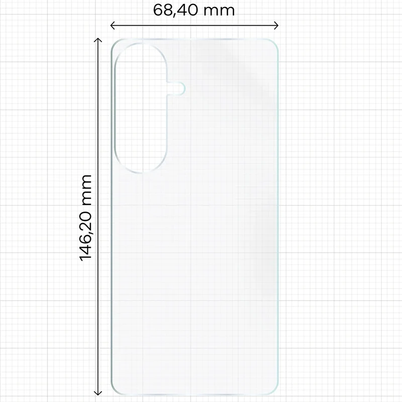 Hydrogel Folie für die Rückseite für Galaxy S26, Bizon Film Hydrogel Back Duo, 2 Stück