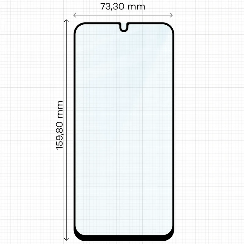 Gehärtetes Glas mit Applikationsrahme für Galaxy A16 / A17, Bizon Glass Aplikator Edge, 2 Sets