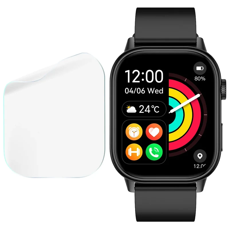 Schutzfolie für den Bildschirm für JG Smart QX17, Bizon Watch HydroFlex, 3 Stück