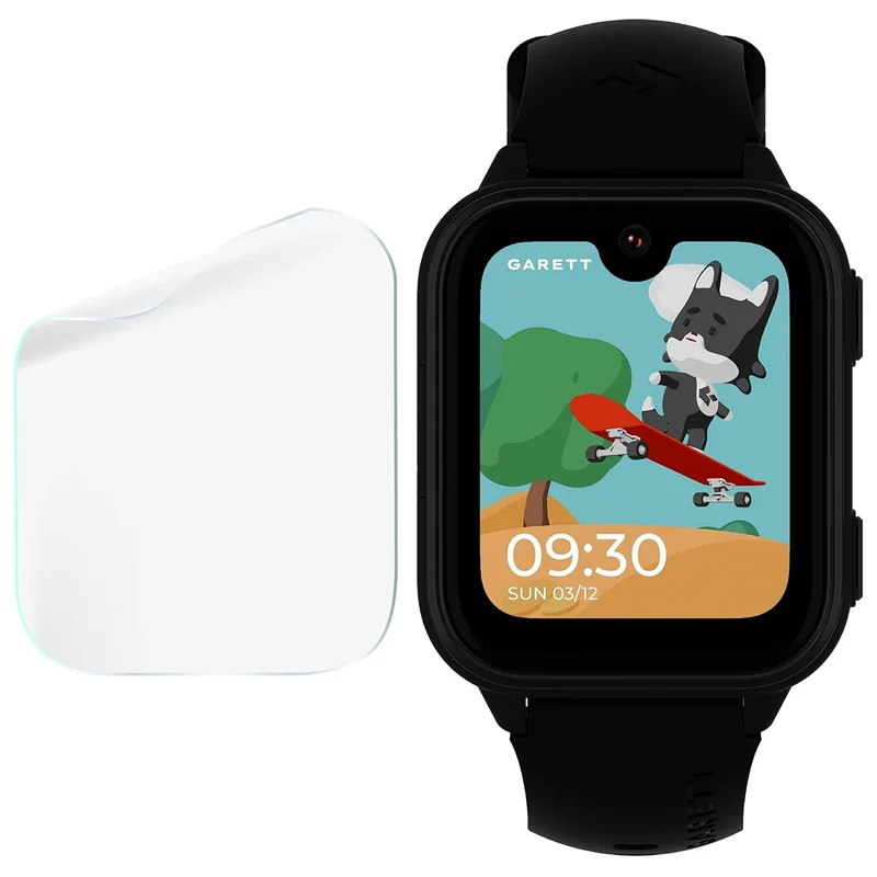 Schutzfolie für den Bildschirm für Garett Kids Vibe 4G, Bizon Watch HydroFlex, 3 Stück