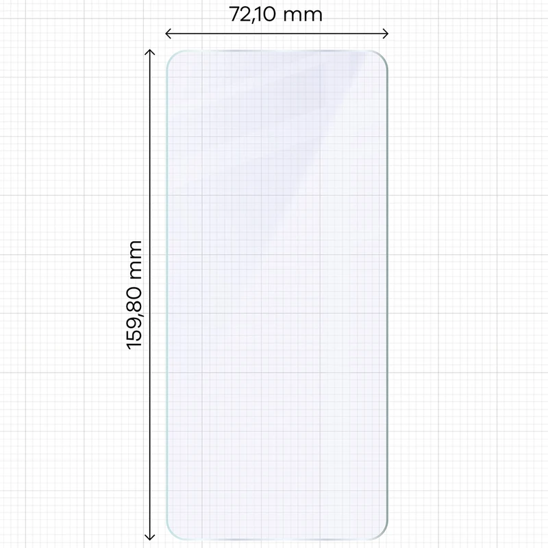 Flexibles Hybridglas für Oppo Find X9 Ultra, Bizon Hybrid Mule