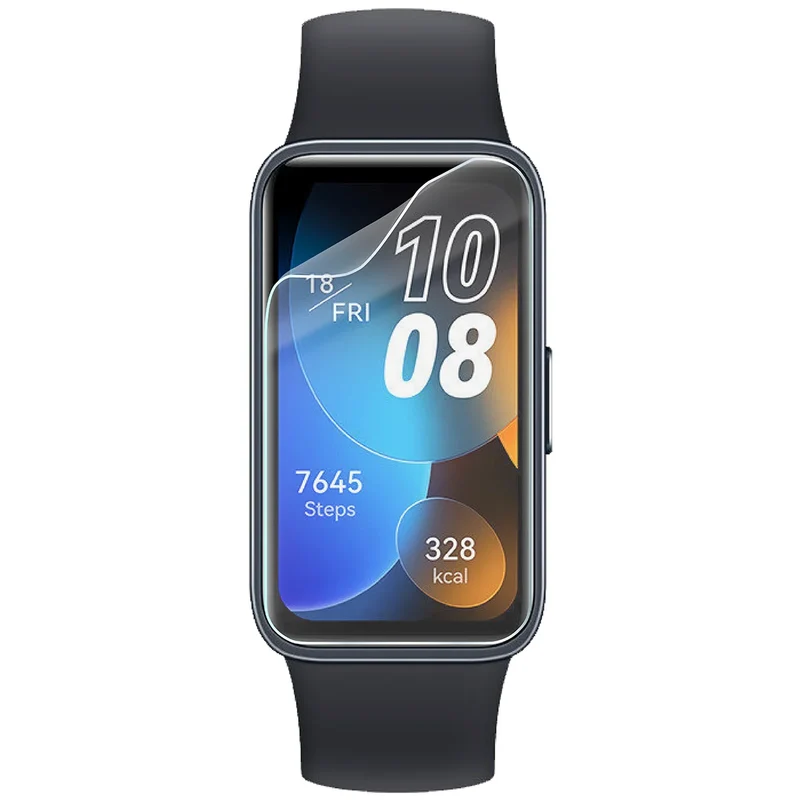 Schutzfolie für den Bildschirm für Huawei Band 8, Bizon Watch HydroFlex, 3 Stück